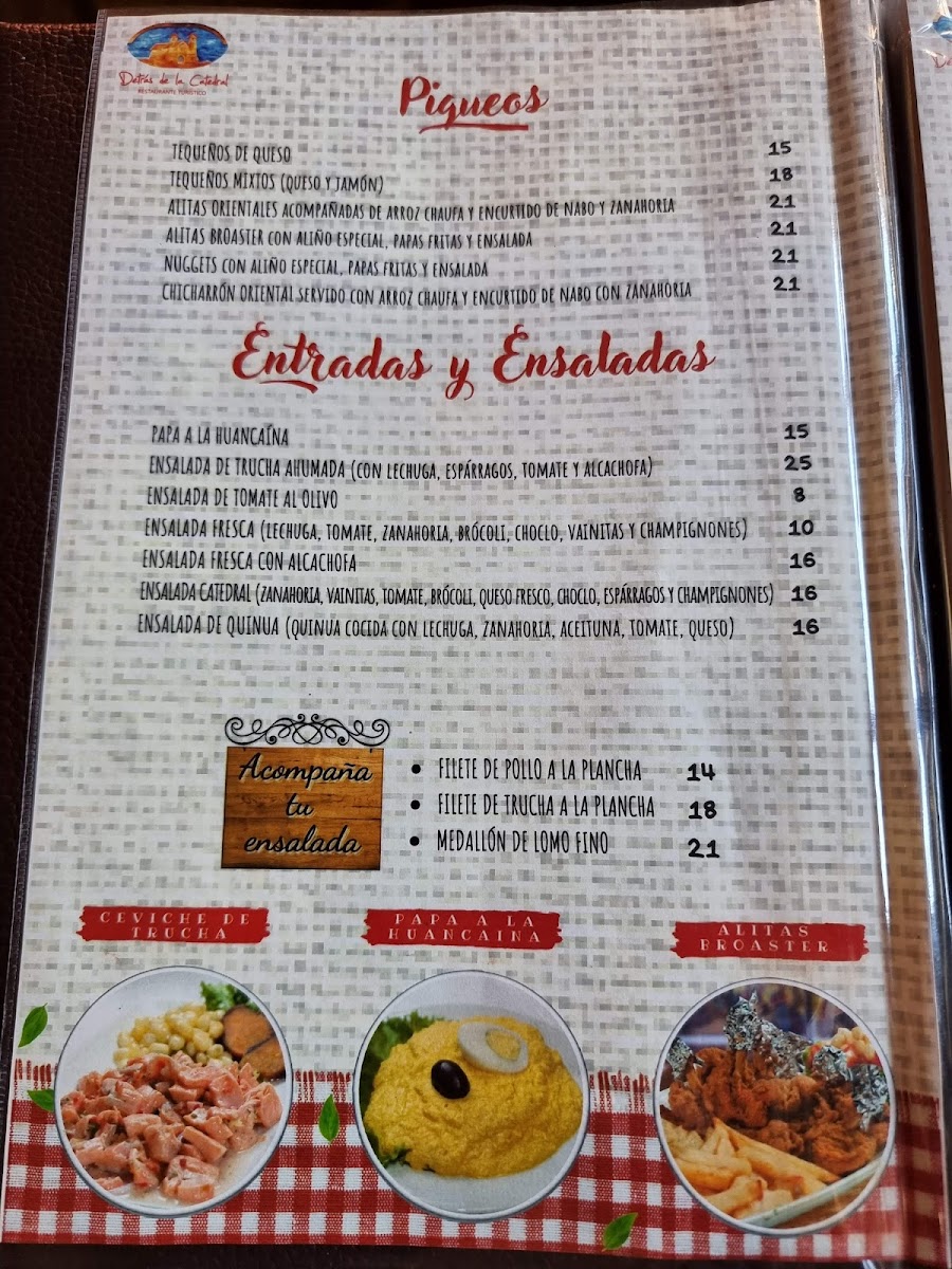 Menu Detrás De La Catedral, Restaurante-7