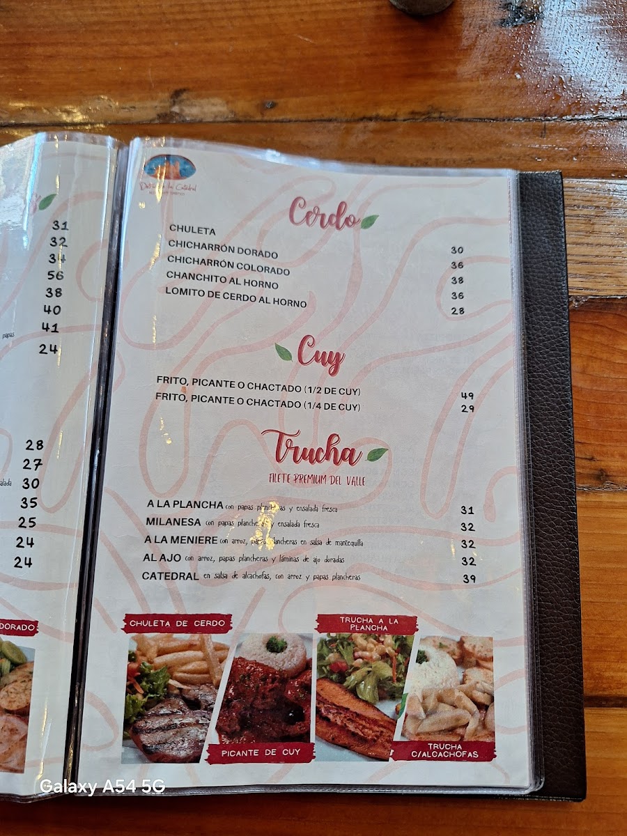 Menu Detrás De La Catedral, Restaurante-8