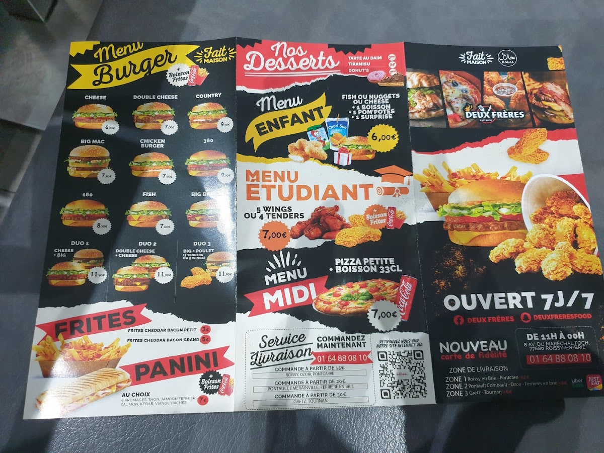 Menu Deux Frères-2