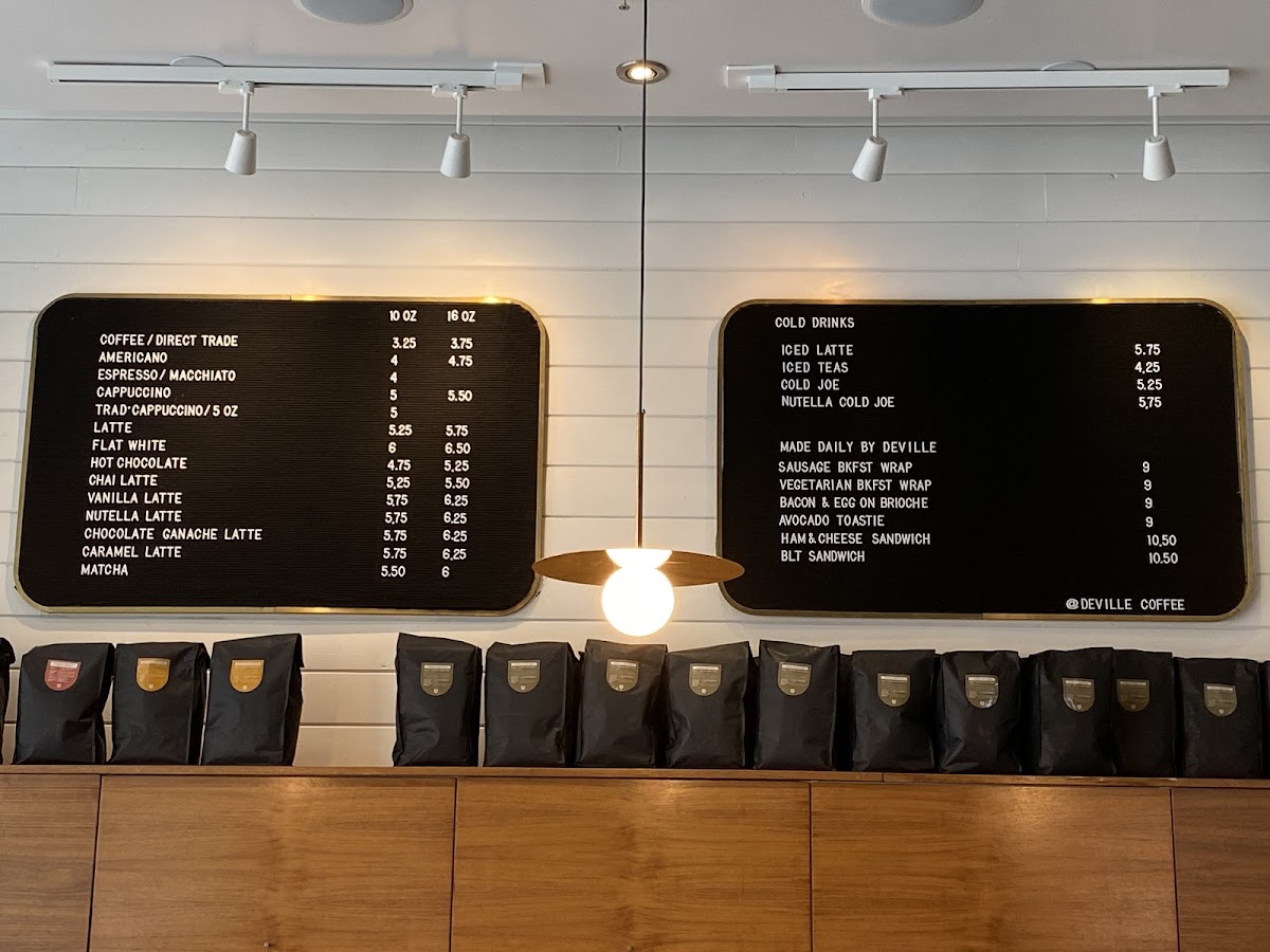 Menu Deville Coffee-1