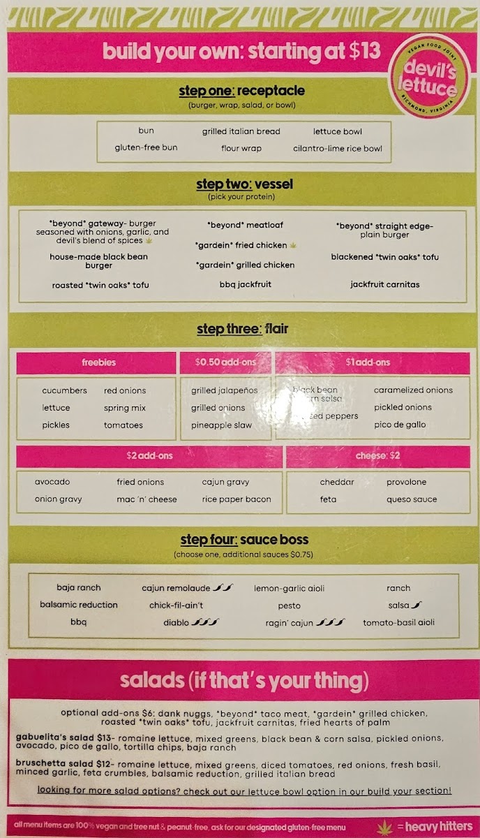 Menu Devil's Lettuce-1