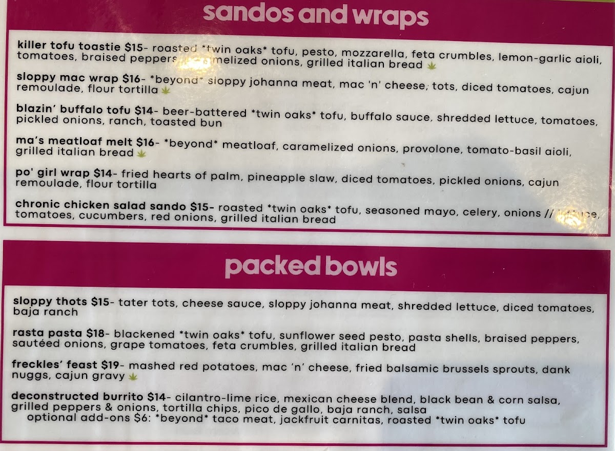 Menu Devil's Lettuce-6