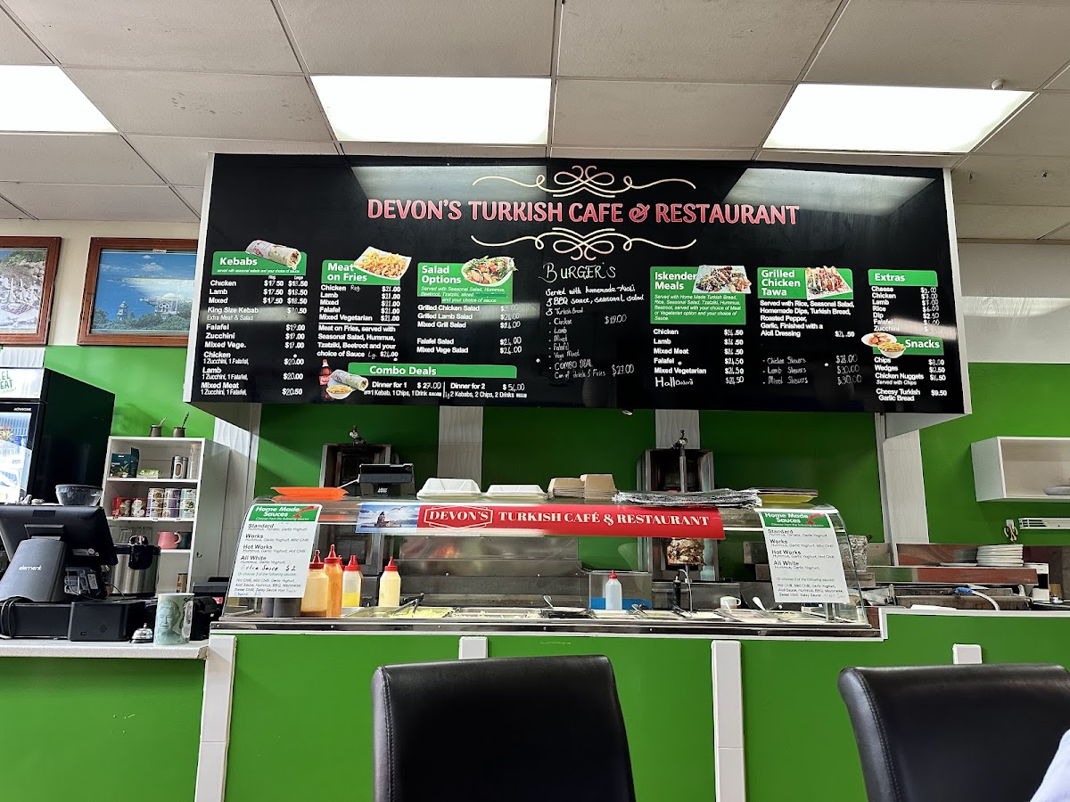 Menu Devons Turkish Cafe & Restaurant-10