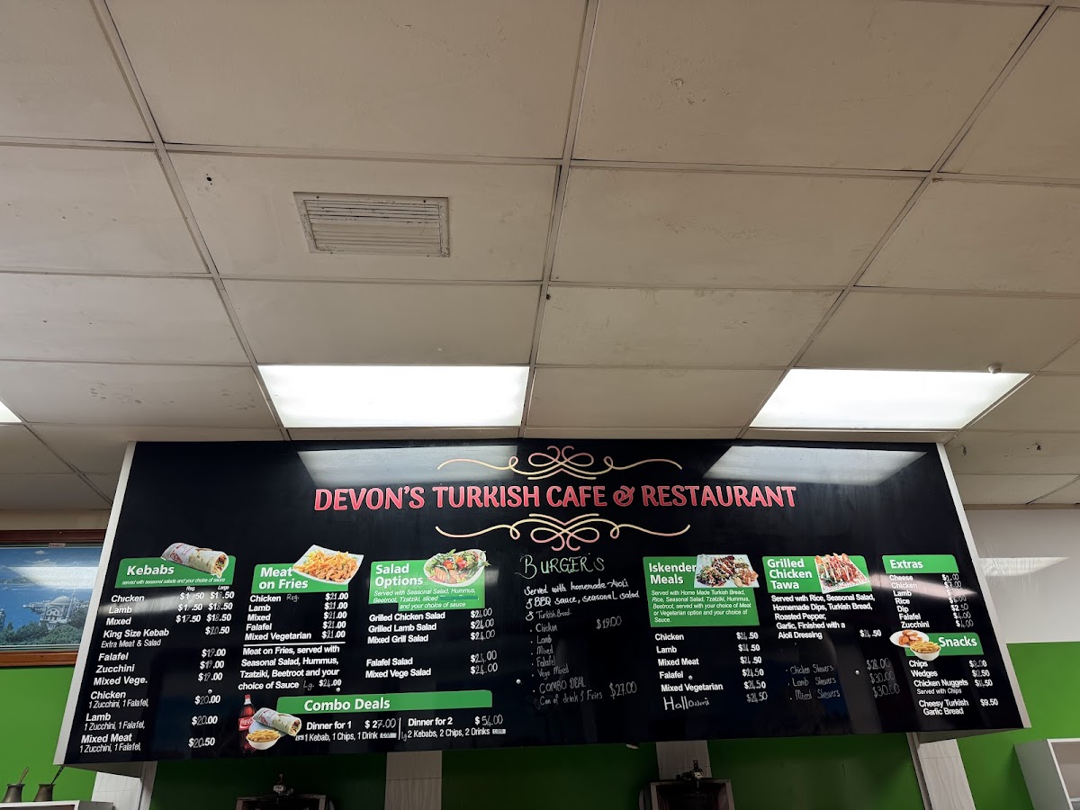 Menu Devons Turkish Cafe & Restaurant-3