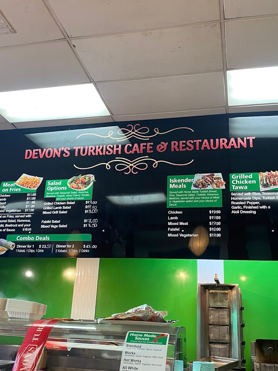 Menu Devons Turkish Cafe & Restaurant-6