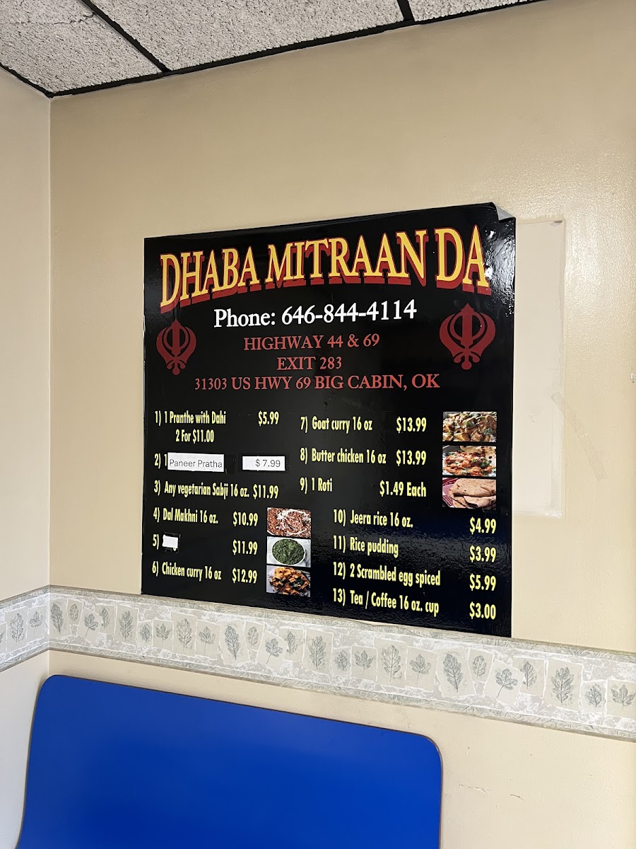 Menu Dhaba Mitraan Da Indian Cuisine-3