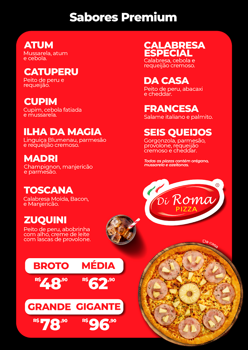 Menu Di Roma Pizza Restaurant-7