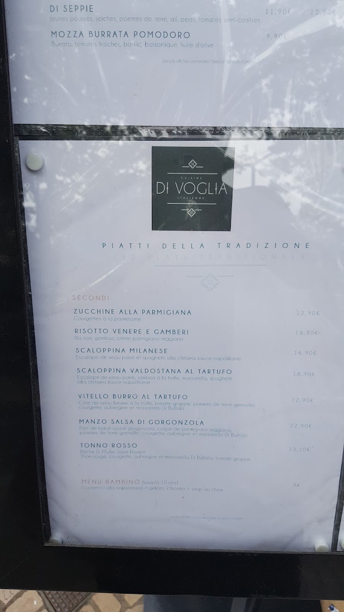 Menu Di Voglia Jean-Jaures - Brasserie Italienne & Pizzeria Napolitaine-9