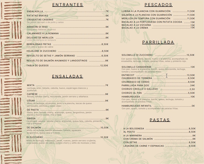 Menu Di Zucchero-2