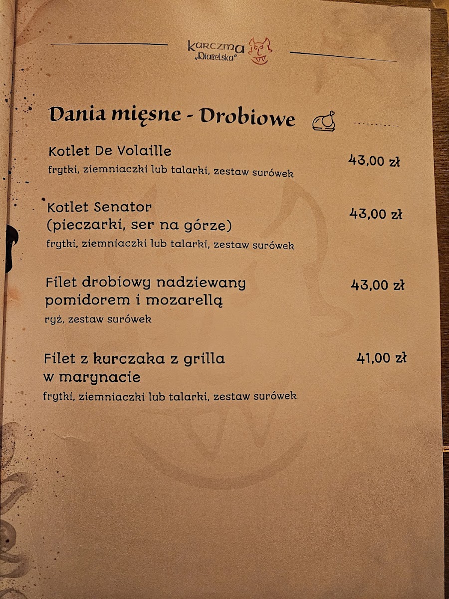 Menu Diabelska Karczma Piekielnie Dobre Jedzenie-3