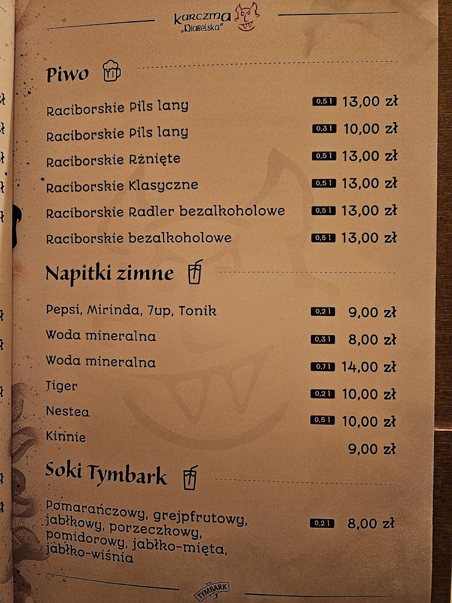 Menu Diabelska Karczma Piekielnie Dobre Jedzenie-4