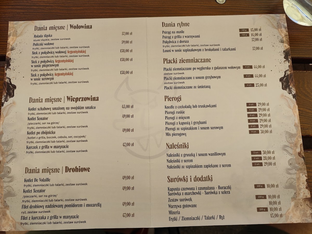 Menu Diabelska Karczma Piekielnie Dobre Jedzenie-5