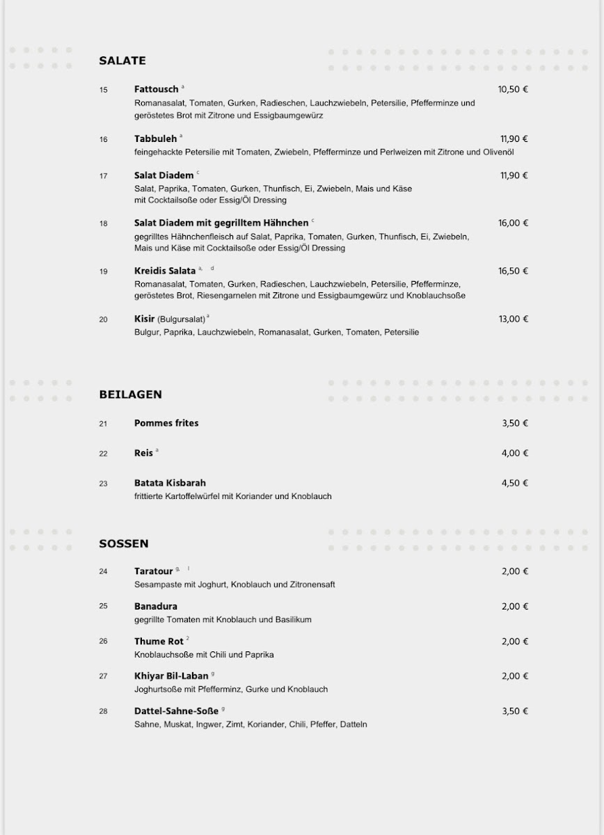 Menu Diadem Lounge-1