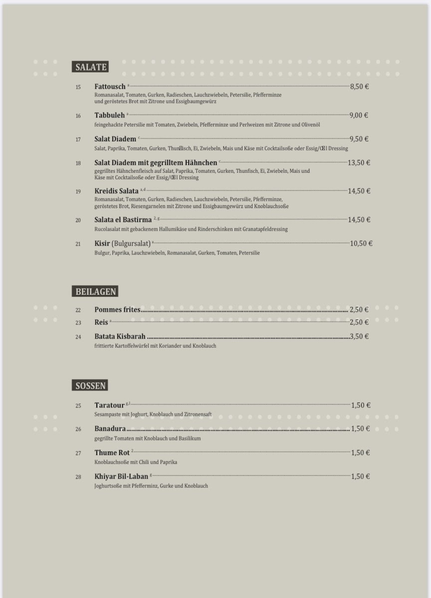 Menu Diadem Lounge-7