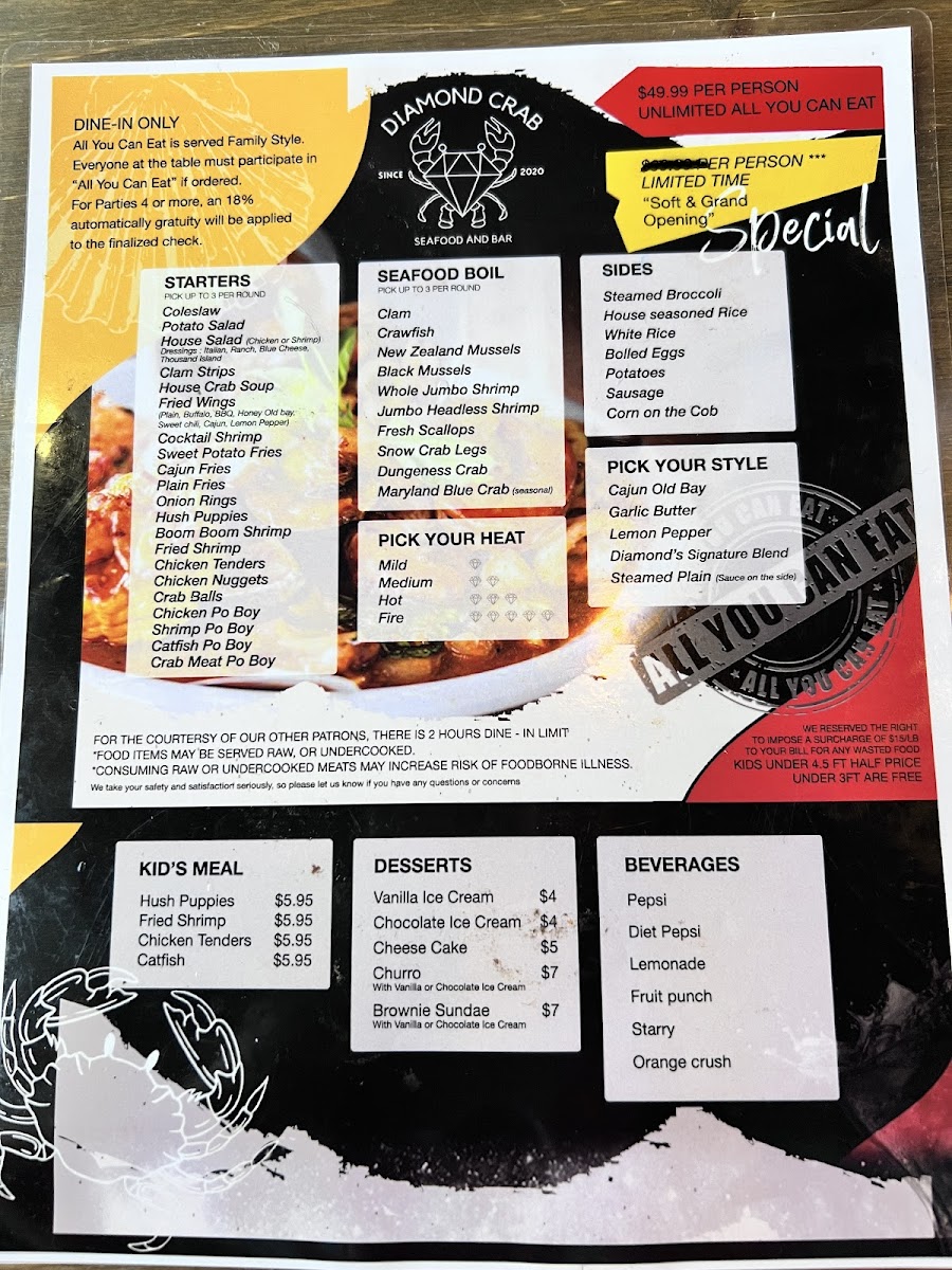 Menu Diamond Crab-4