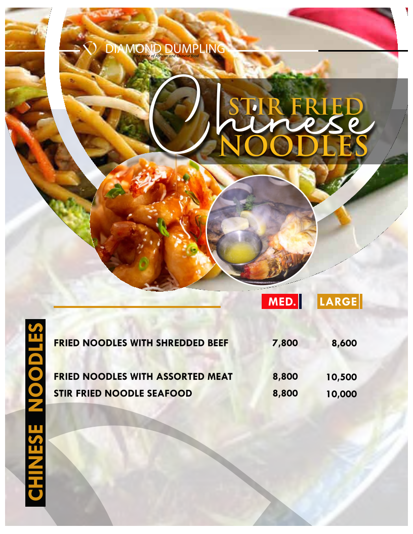 Menu Diamond Dumpling Restaurant And Lounge Abeokuta-6