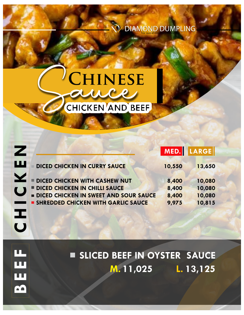 Menu Diamond Dumpling Restaurant And Lounge Abeokuta-7