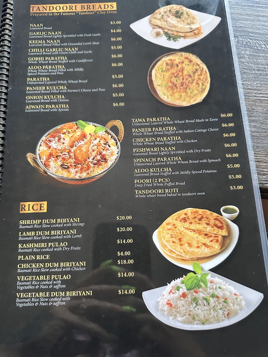 Menu Diamond Palace Cuisine Of India-1