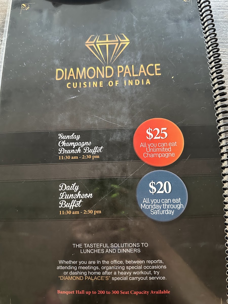 Menu Diamond Palace Cuisine Of India-4