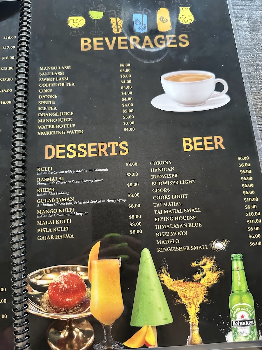 Menu Diamond Palace Cuisine Of India-6
