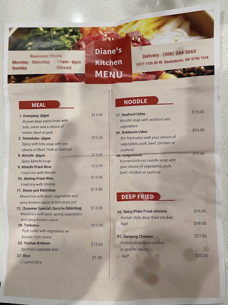Menu Diane's Kitchen-10