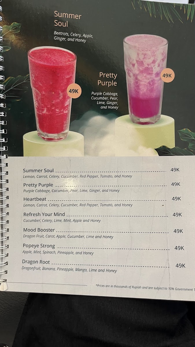 Menu Dians Garden Bali Klungkung-8