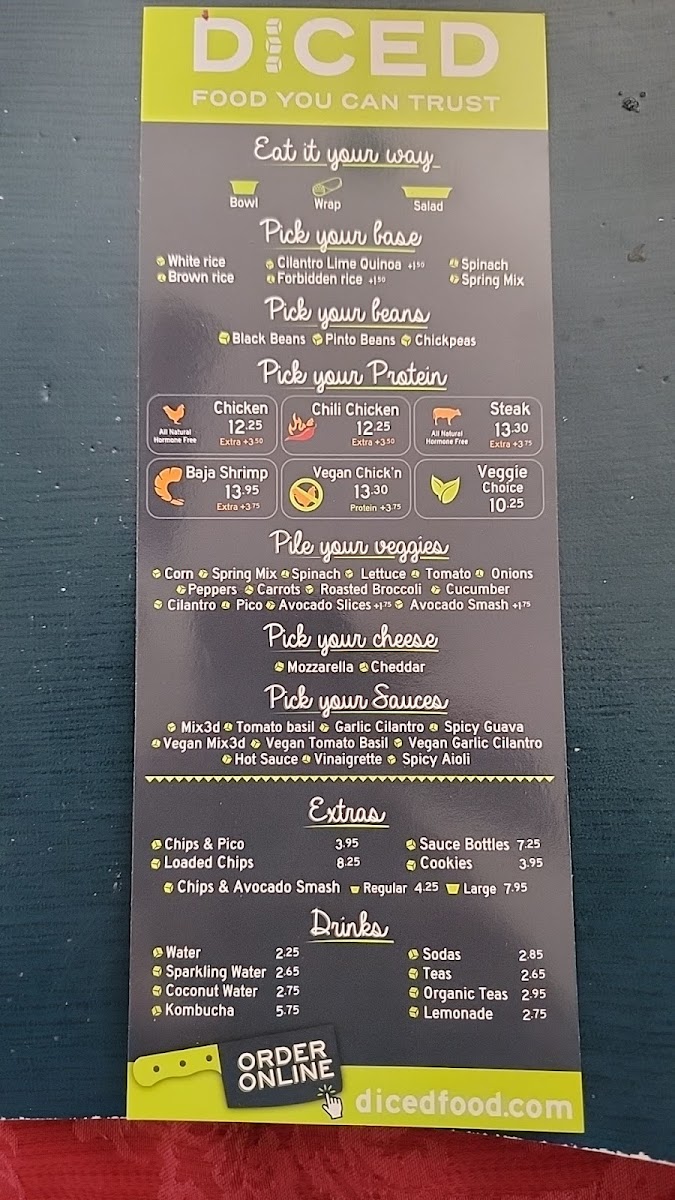 Menu Diced- Country Walk-8