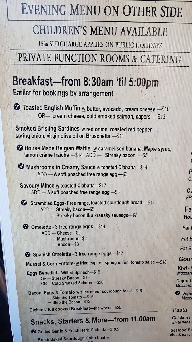 Menu Dickens Inn-4