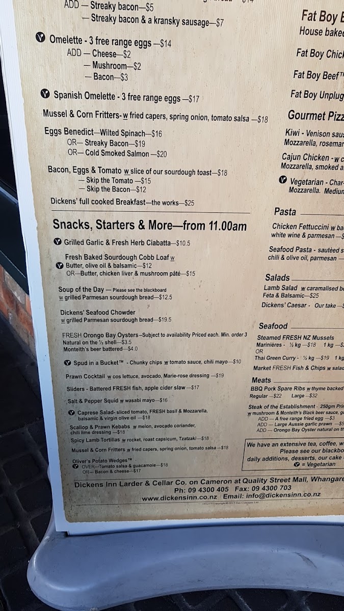 Menu Dickens Inn-9