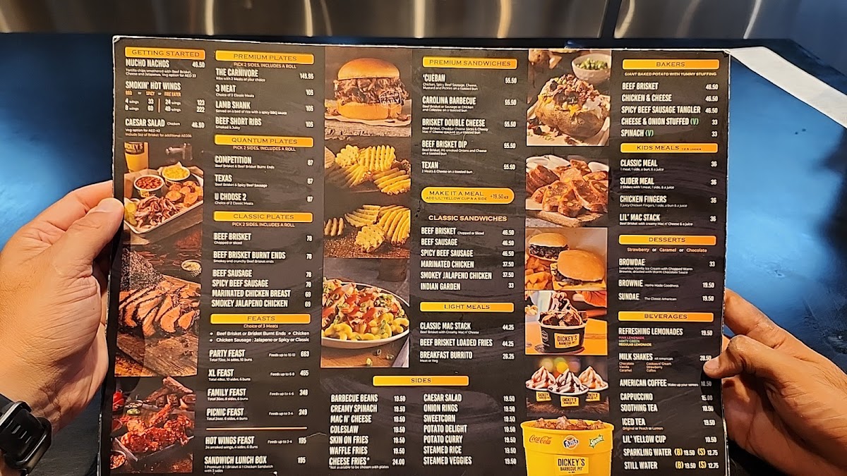 Menu Dickey’S Barbecue Pit - Jbr-1