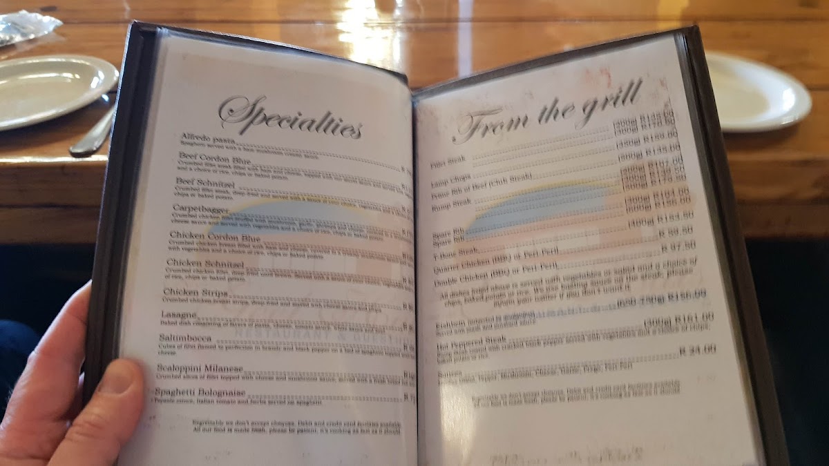 Menu Die Geel Huis B&b | Restaurant-10