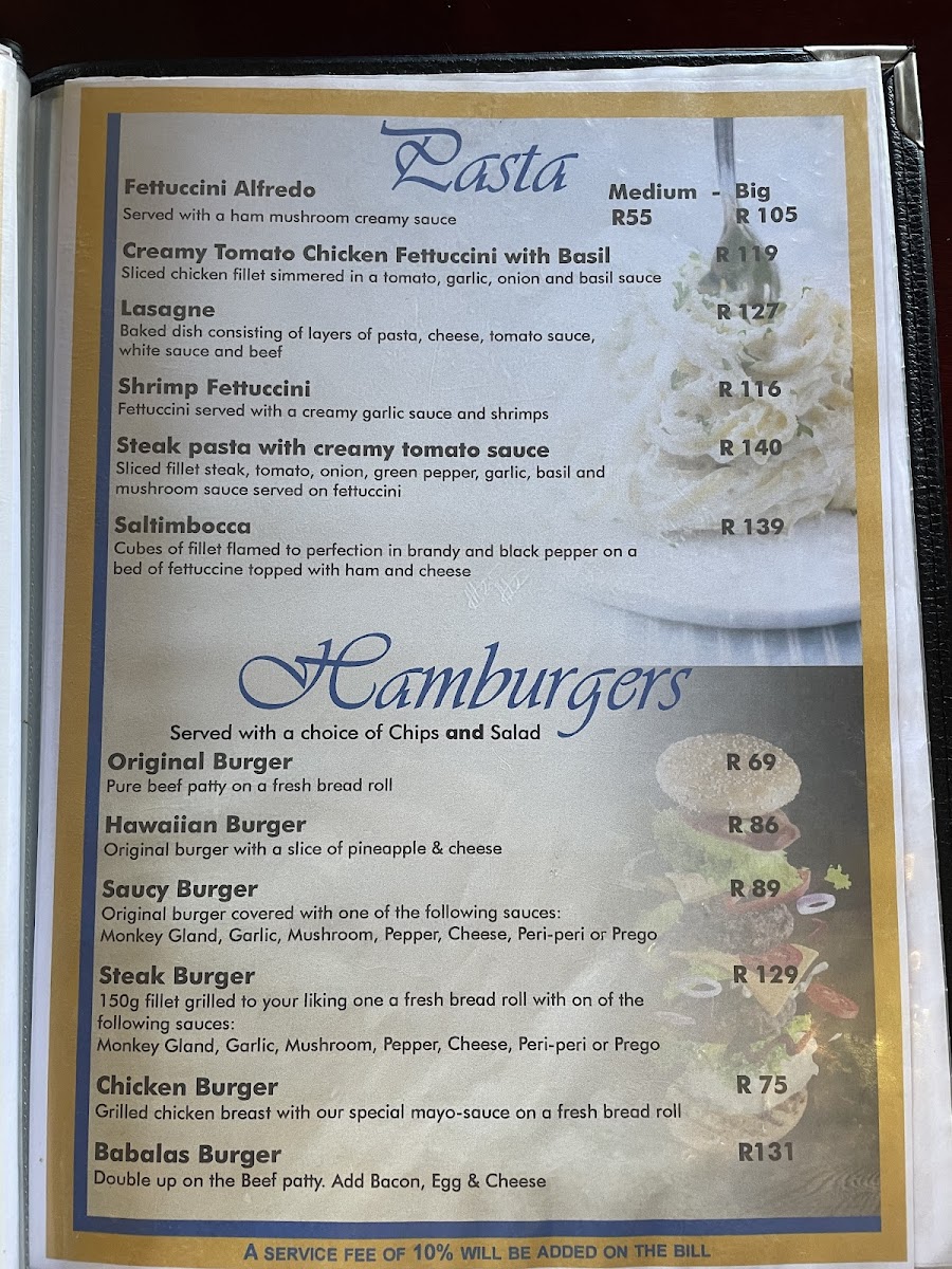 Menu Die Geel Huis B&b | Restaurant-2