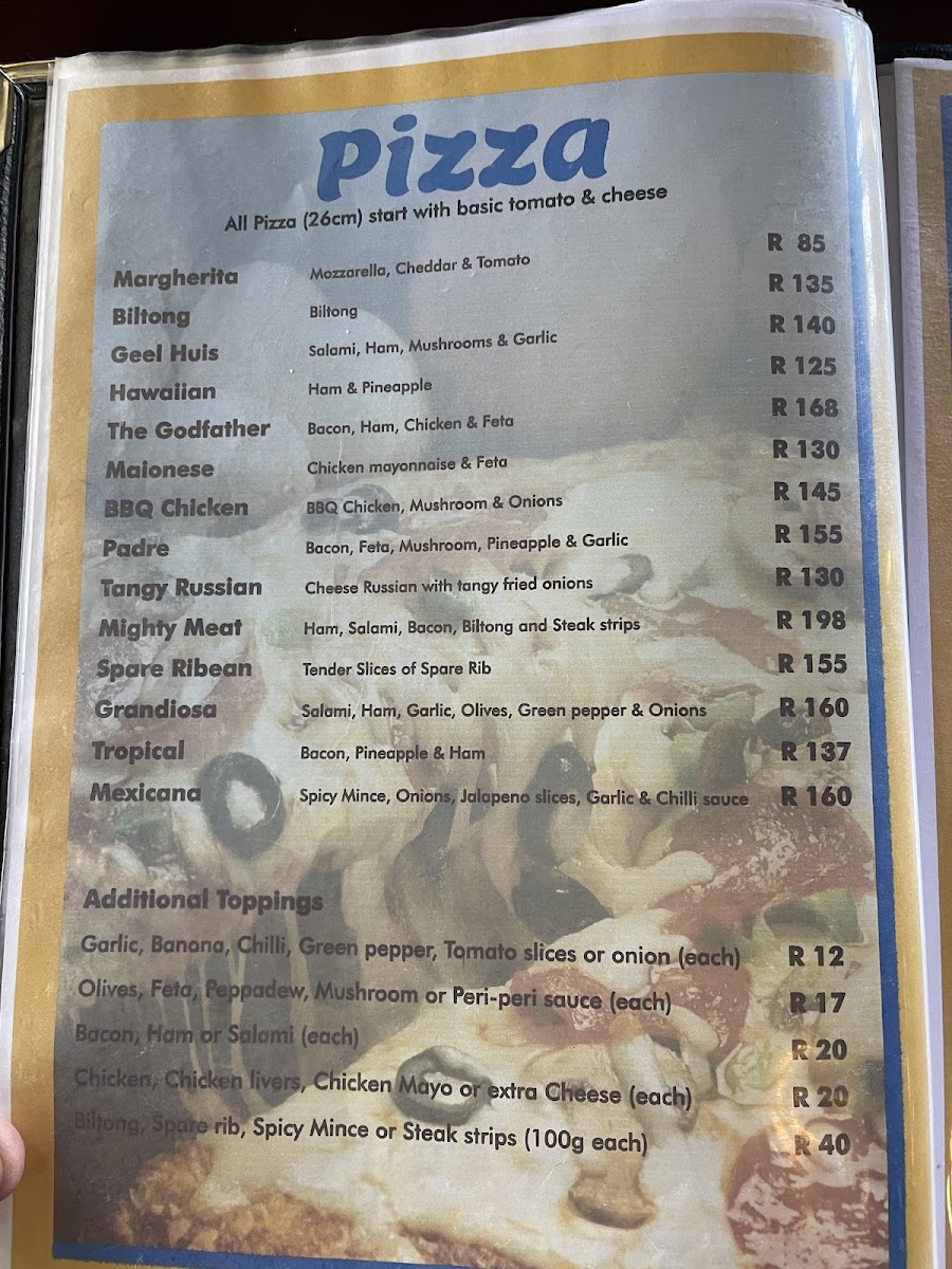Menu Die Geel Huis B&b | Restaurant-4