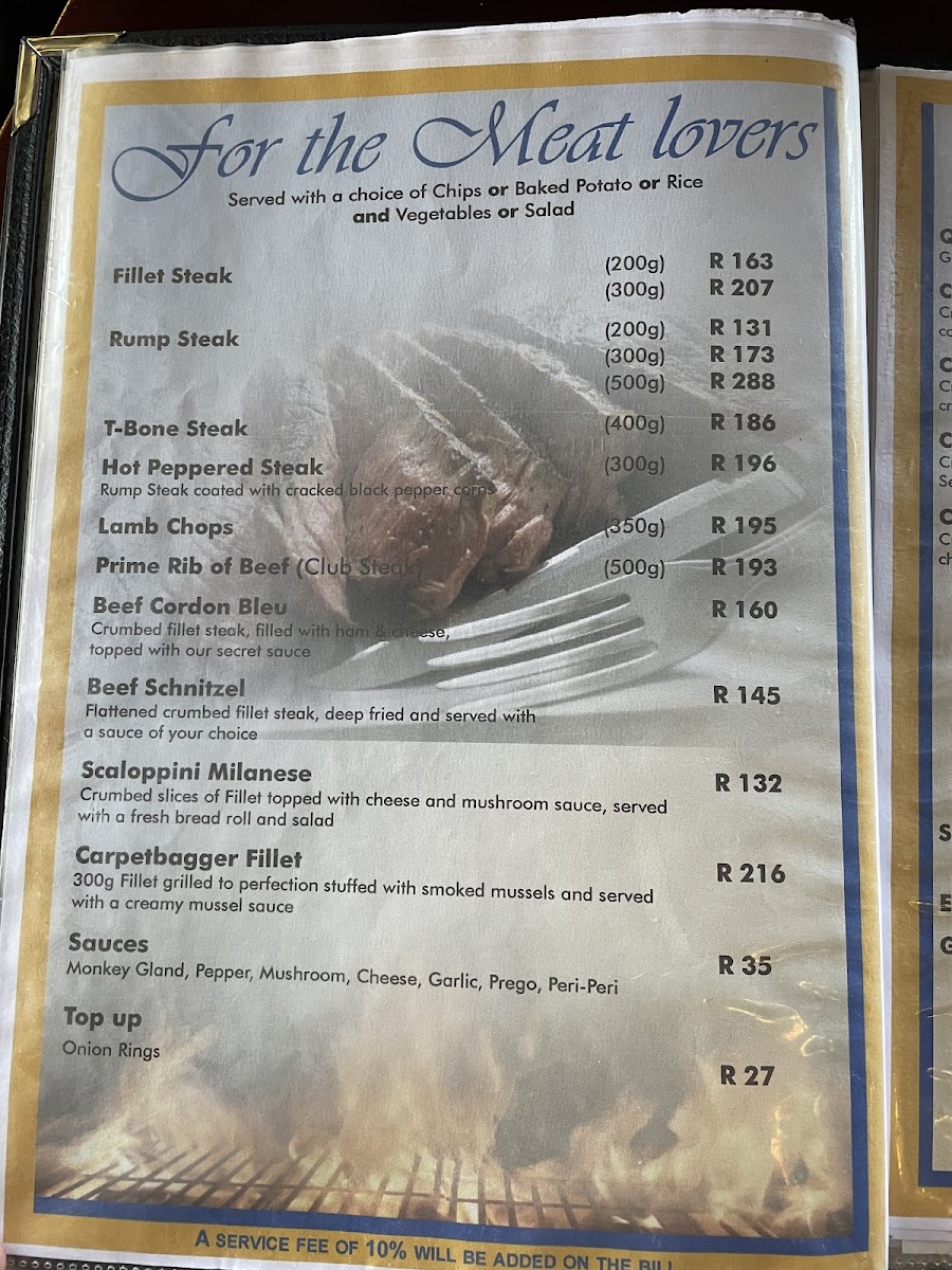 Menu Die Geel Huis B&b | Restaurant-9