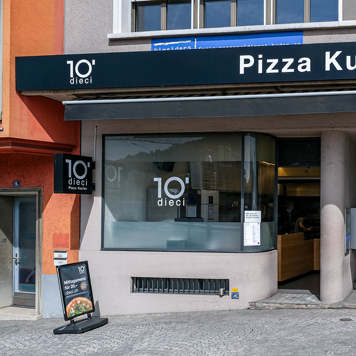 Dieci Pizza Kurier Baden Lägere