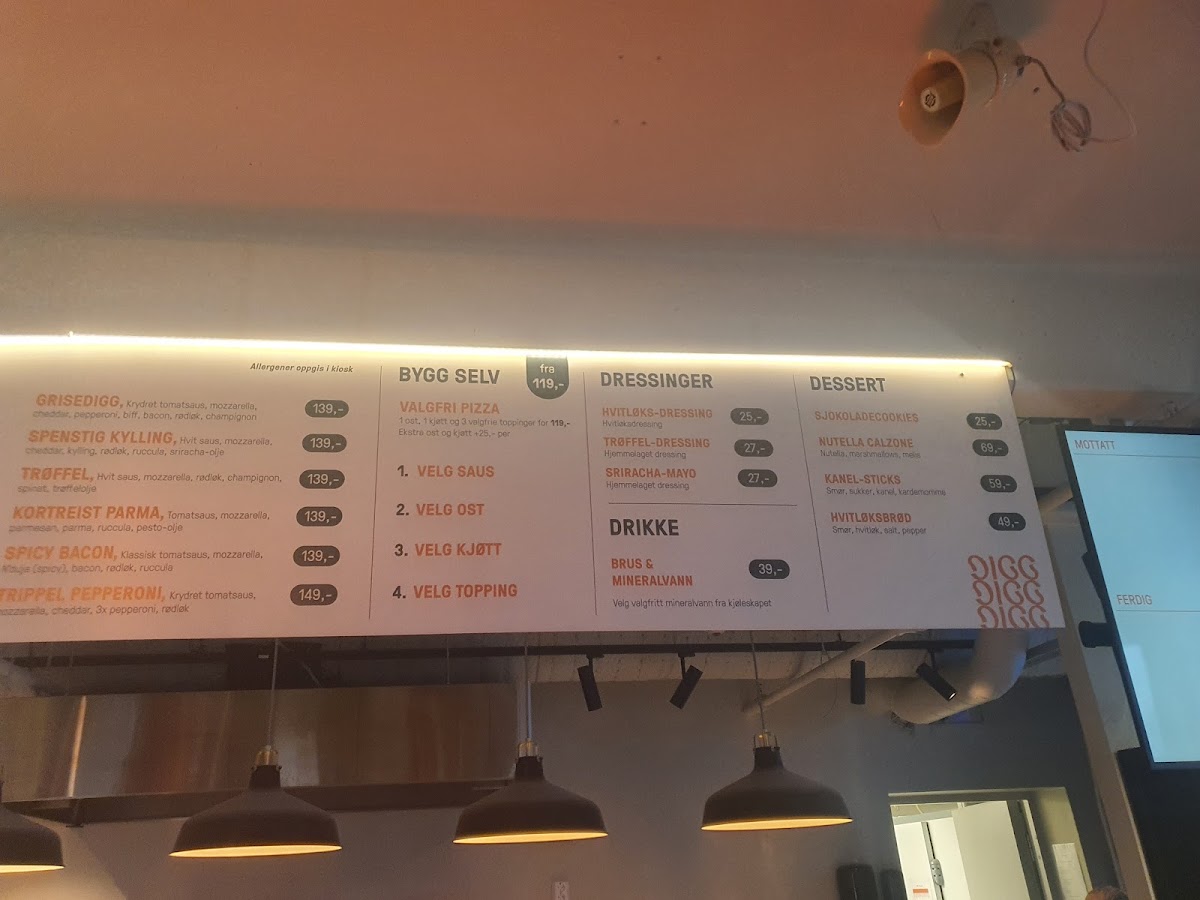 Menu Digg Pizza - Storo-2
