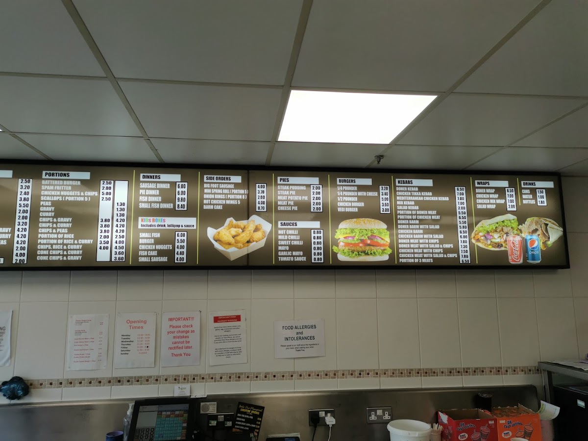Menu Digmoor Fish Bar-1