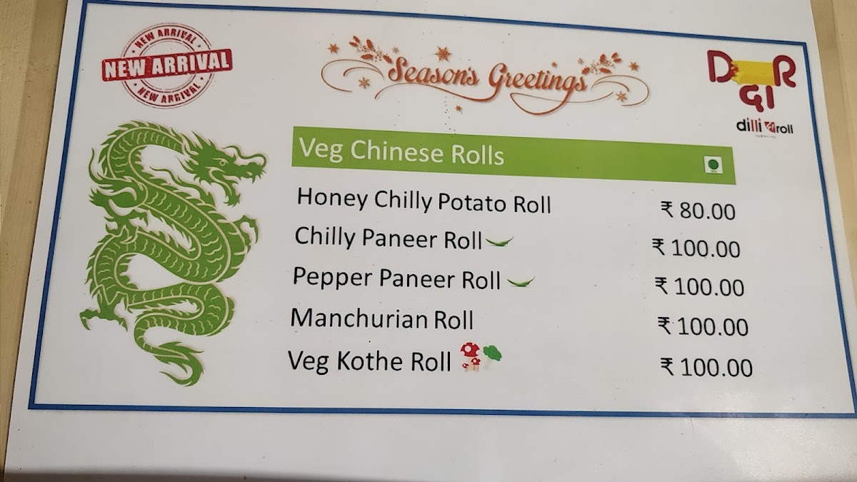 Menu Dilli Da Roll-10