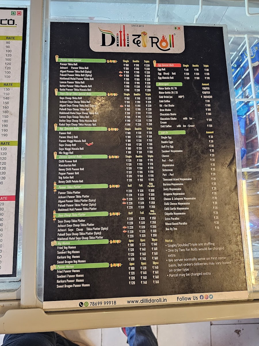 Menu Dilli Da Roll-4