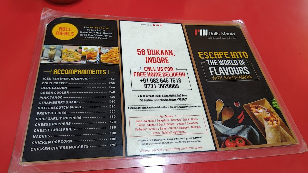 Menu Dilli Da Roll-8