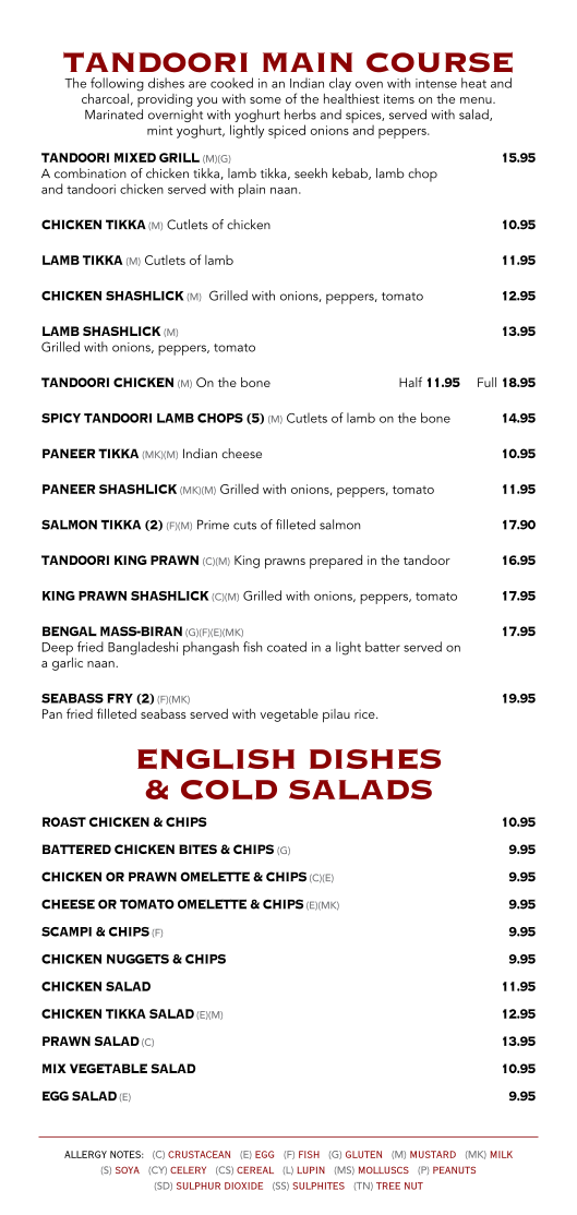 Menu Dilshad Indian Restaurant-6