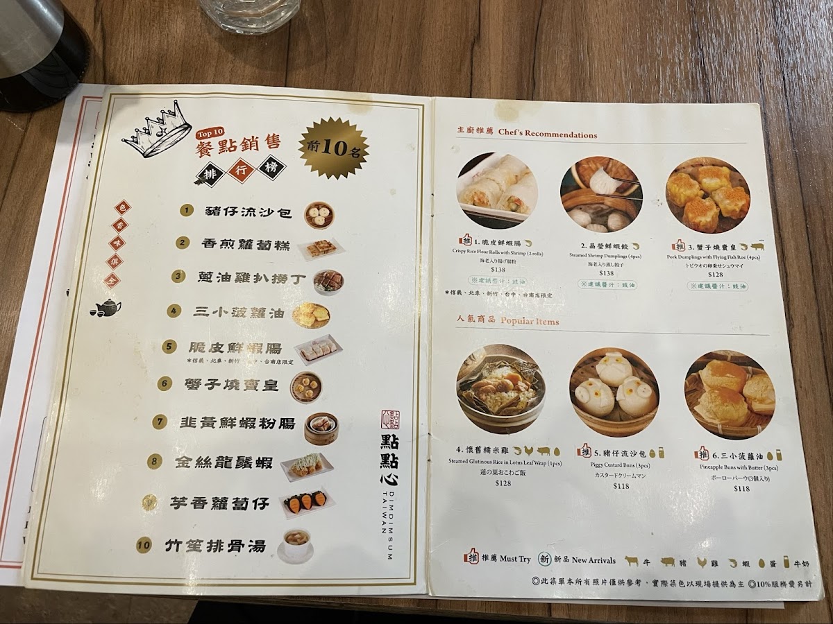 Menu Dim Dim Sum Breeze Taipei Station Restaurant-1