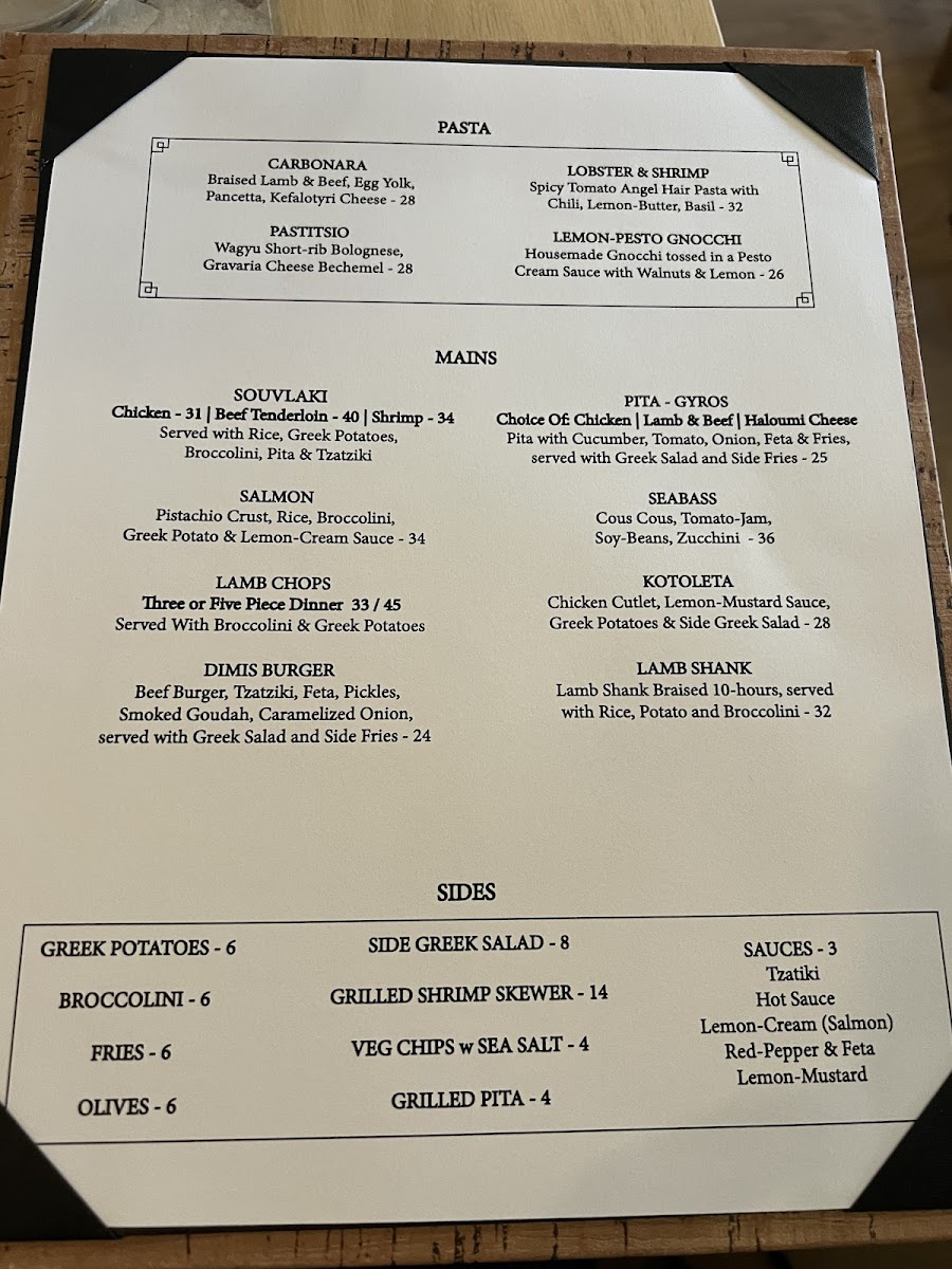 Menu Dimi's Greek House-4