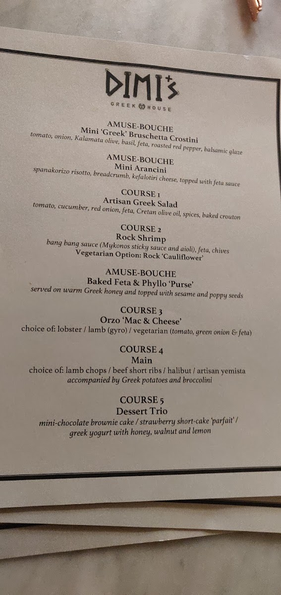 Menu Dimi's Greek House-8