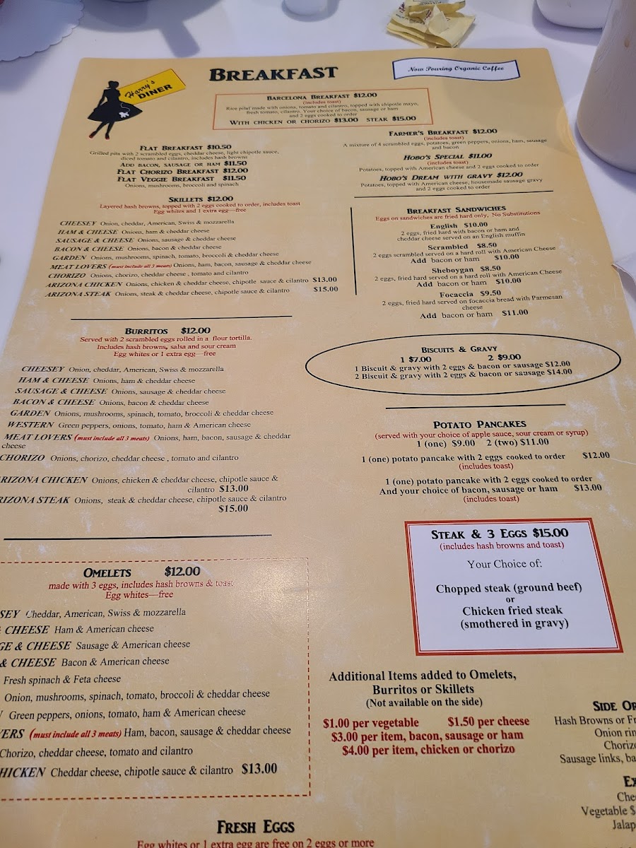 Menu Dina's Diner-8