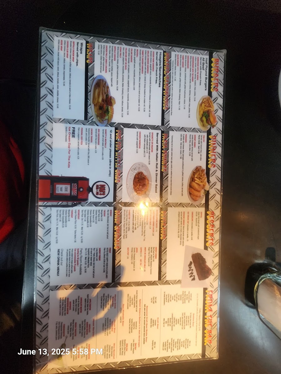 Menu Dina's Pizza & Pub-2