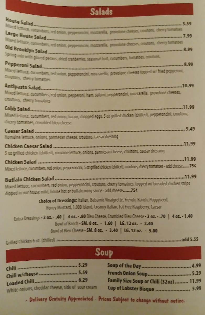 Menu Dina's Pizza & Pub-4