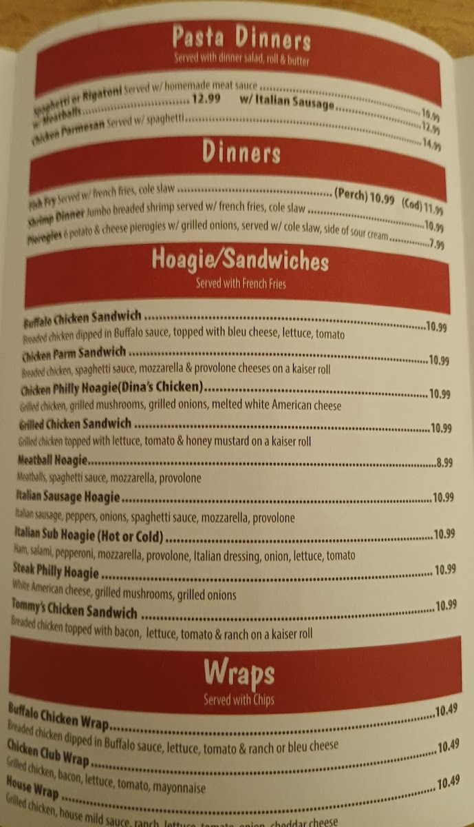 Menu Dina's Pizza & Pub-6