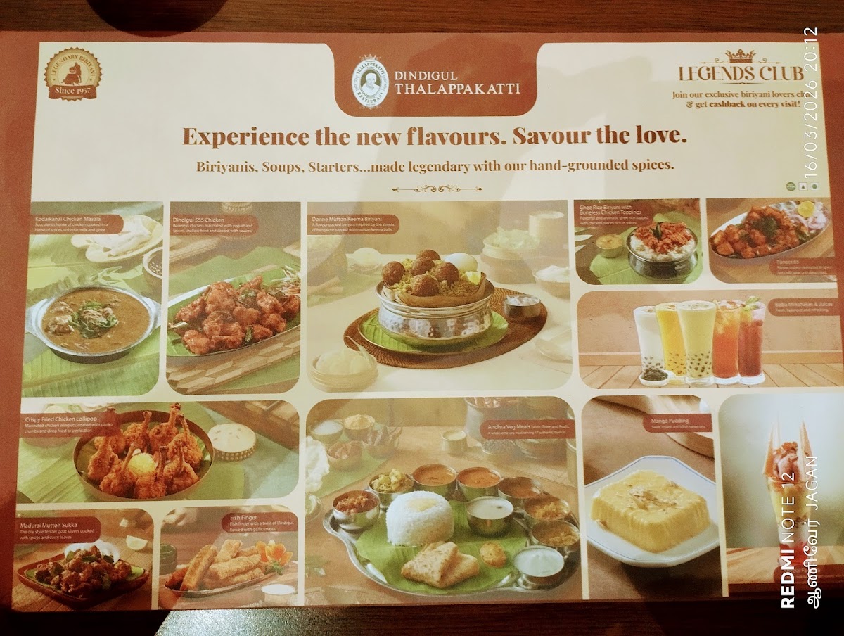 Menu Dindigul Thalappakatti Restaurant-8