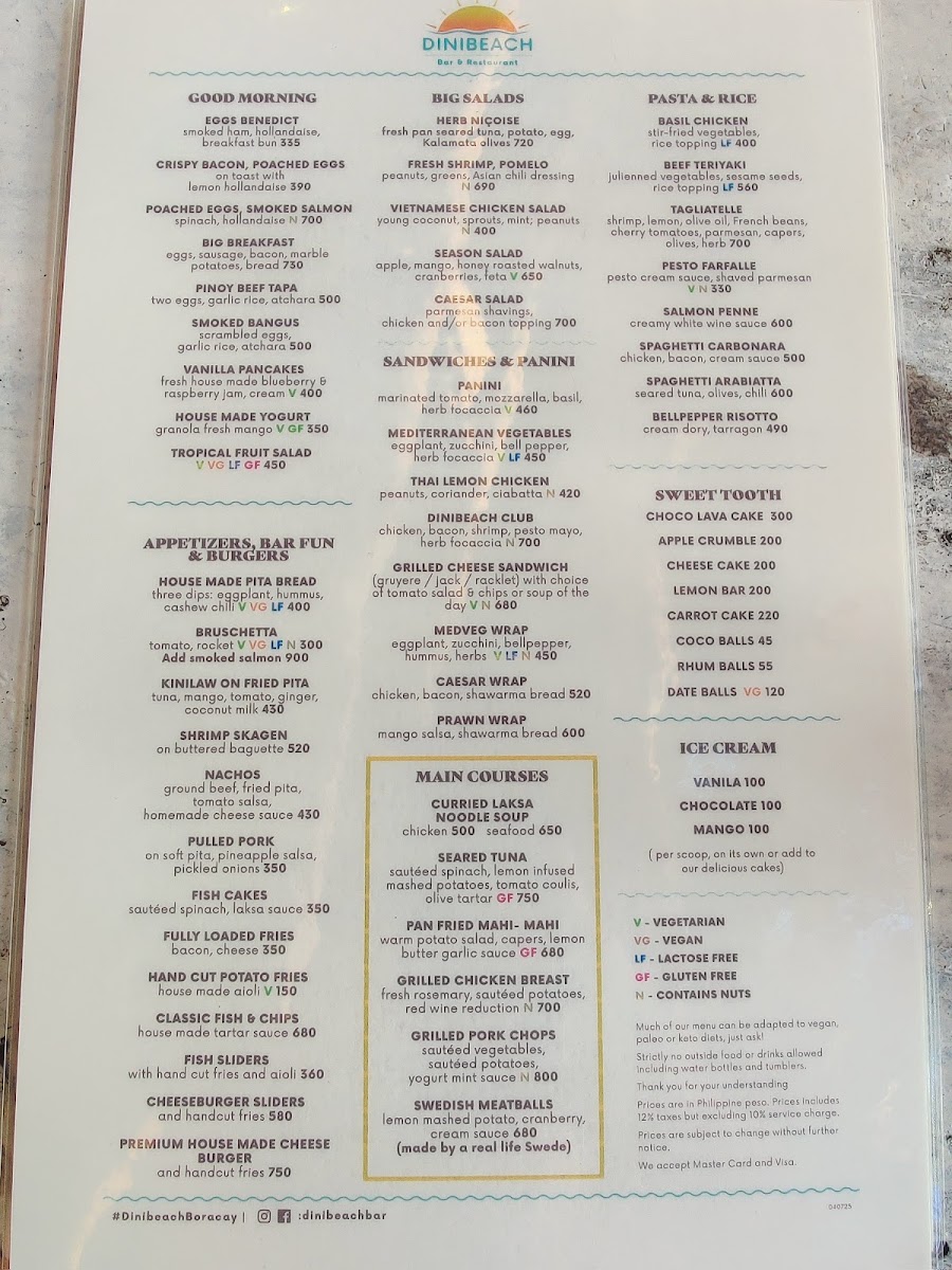Menu Dinibeach Bar And Restaurant-6